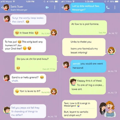 Humorous Messenger Chat Screenshots: Engage with Fun Conversations