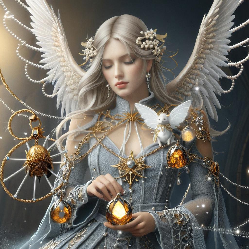 Haz un angel, estilo medieval