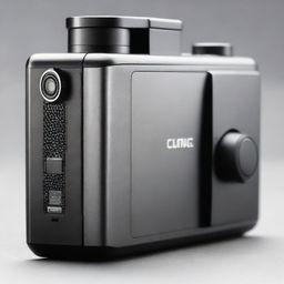 Rear view of a camera, highlighting the details of the back of the device.