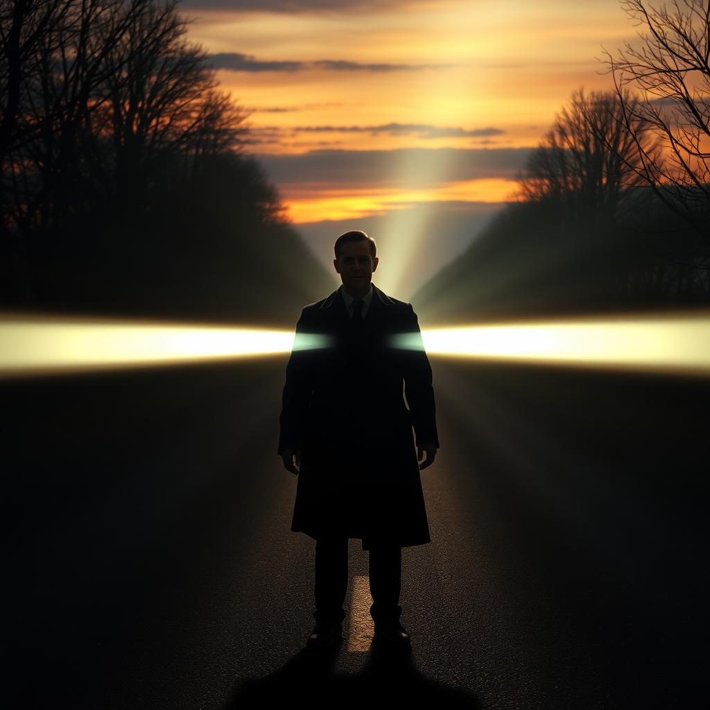 A mysterious figure resembling a historical character known as Dr