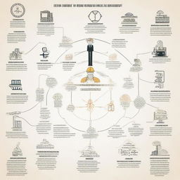 Create a visually appealing diagram showing 10 key skills for a young civil engineer: 1. Technical Skills, 2. Computer Proficiency, 3. Mathematical Abilities, 4. Management Skills, 5. Interpersonal Skills, 6. Problem Solving Capabilities, 7. Entrepreneurial Spirit, 8. Leadership Prowess, 9. Safety Consciousness, 10. Strong Research and Study Habits.