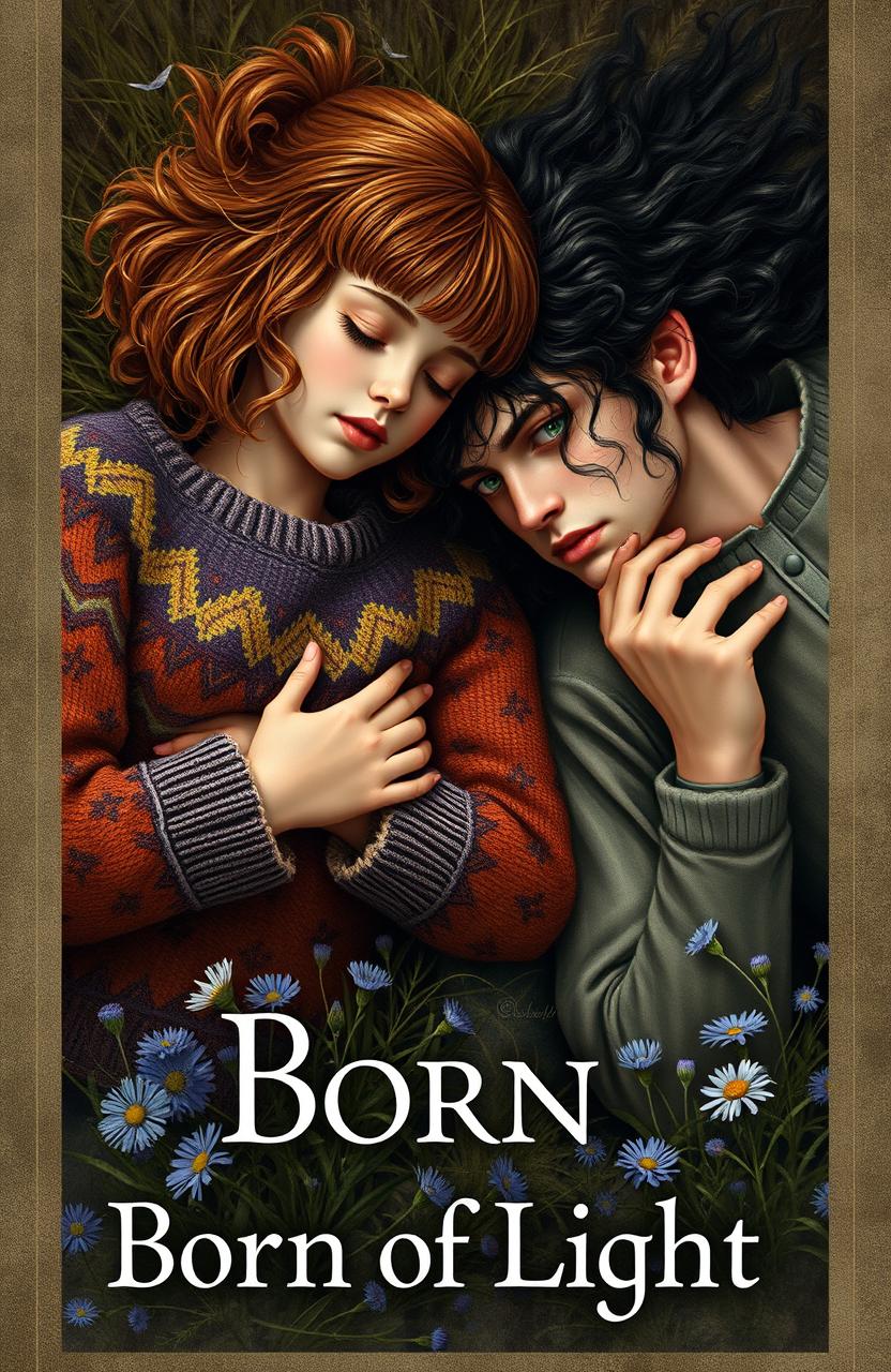 A fantasy book cover set in a medieval style from the 11th to 13th centuries