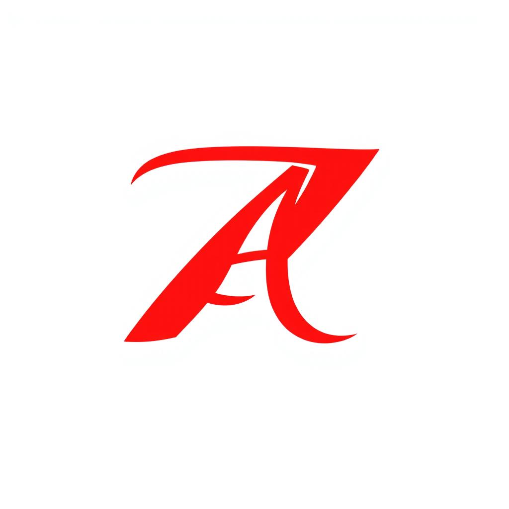 A logo design featuring a stylized letter 'Z' with a seamlessly integrated letter 'A' at the center of the 'Z'