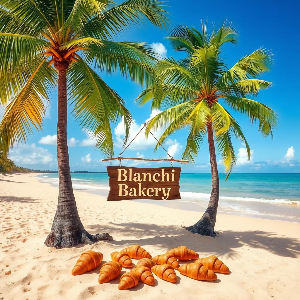A picturesque scene of a gorgeous beach with soft golden sand and gentle waves lapping at the shore