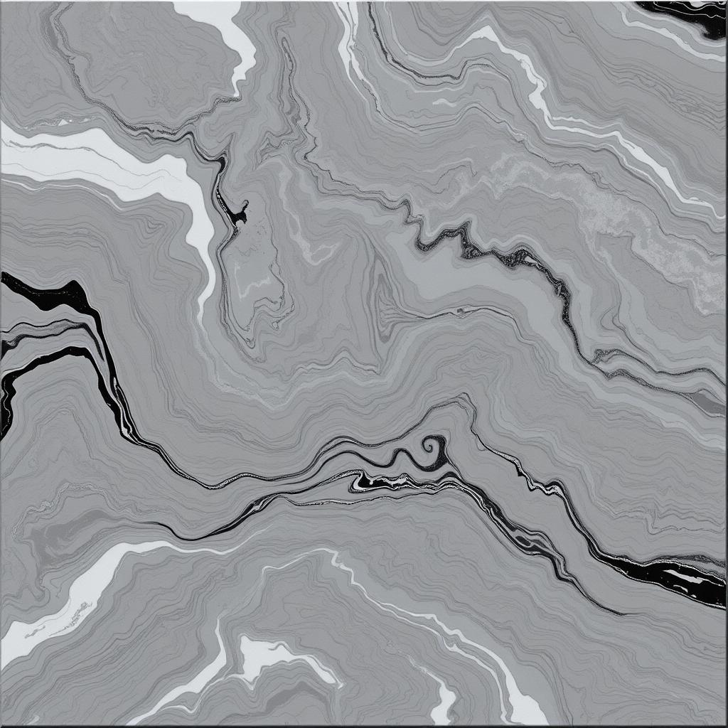 A high-quality texture for a V-Ray render featuring resin epoxy in an elegant color palette of gray, white, and black