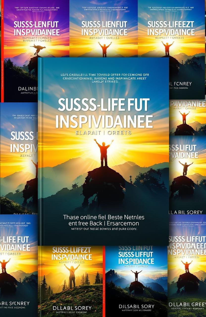 A collection of beautifully designed book covers for an inspirational and motivational book series