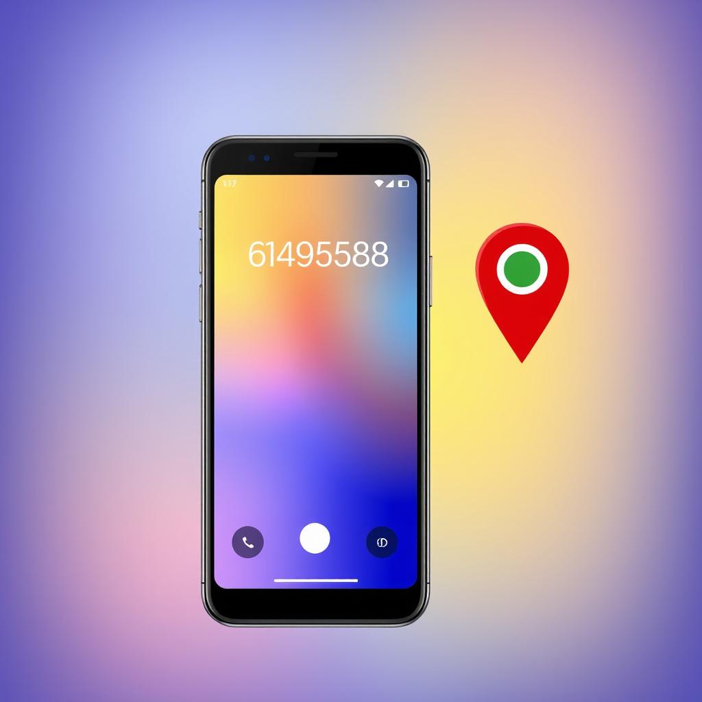 An illustration of a smartphone screen displaying a sleek, modern design