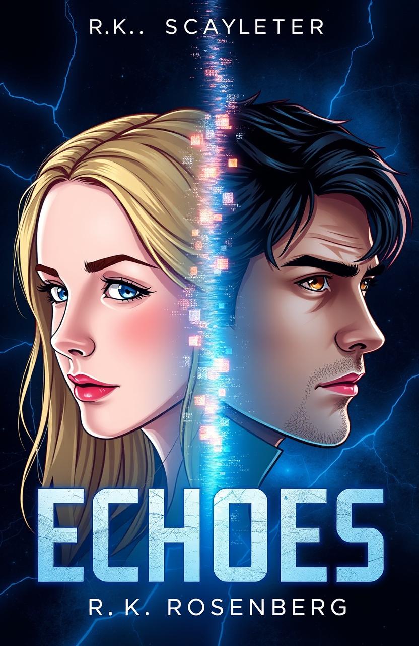 A book cover for a novel titled “Echoes” by R