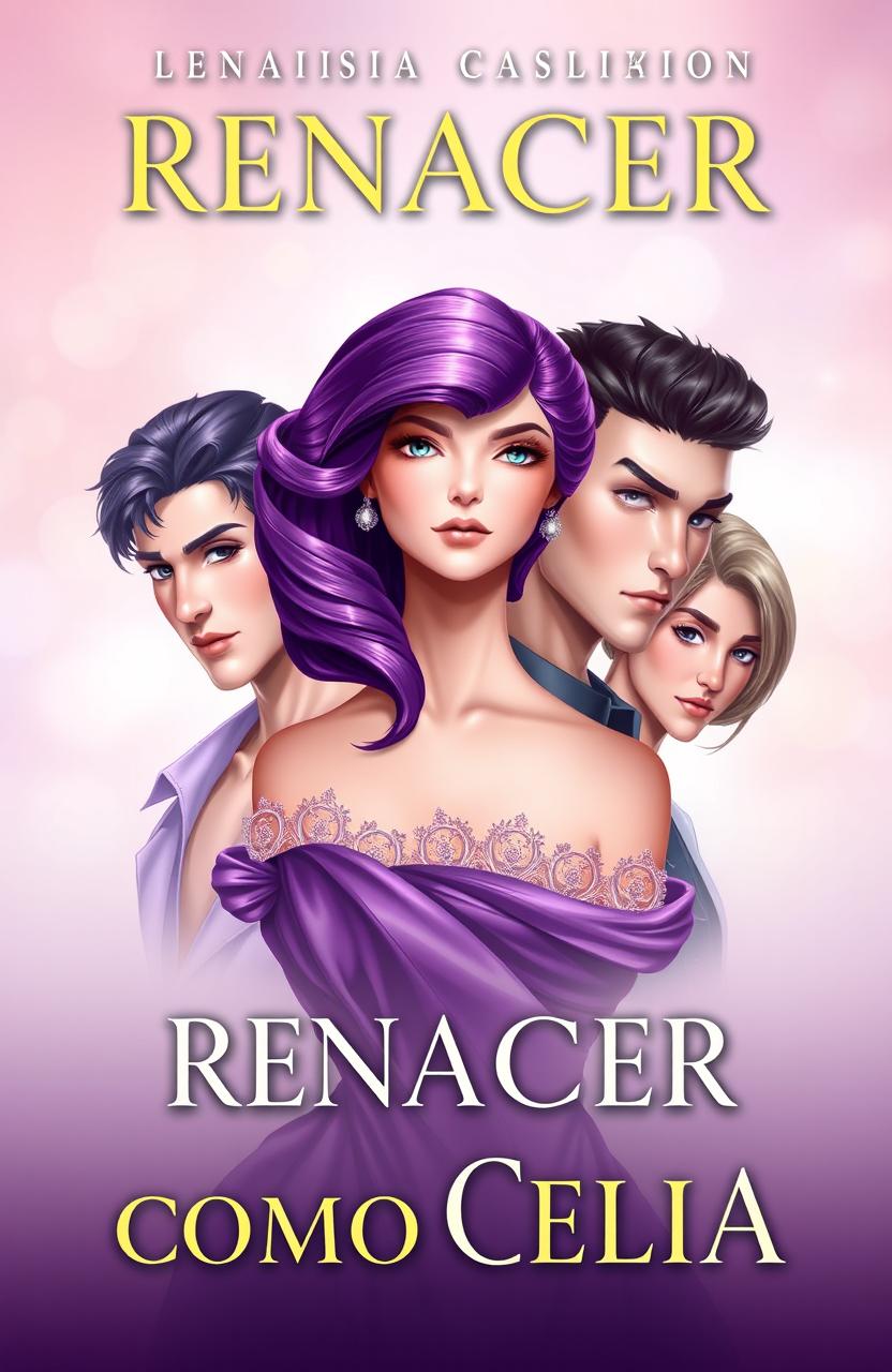 A captivating book cover featuring the title 'RENACER COMO CELIA'