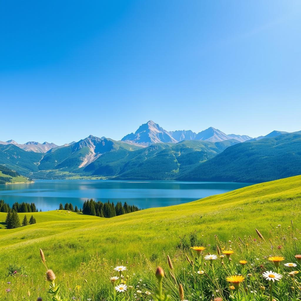 A scenic landscape image converted to a 16:9 aspect ratio, enriched with horizontal padding