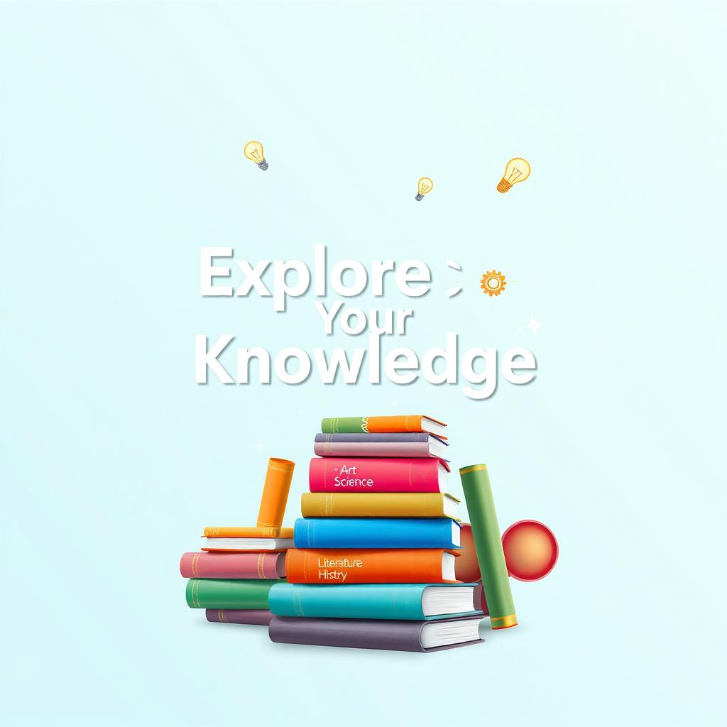 A vibrant and engaging cover design for a book section dedicated to a variety of courses