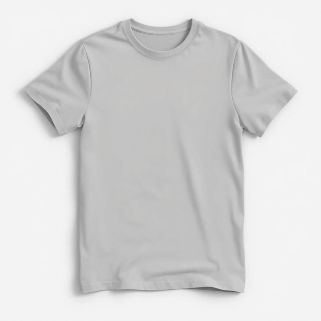 A simple and stylish t-shirt design in a solid color, without any text or logos, featuring a modern and sleek cut