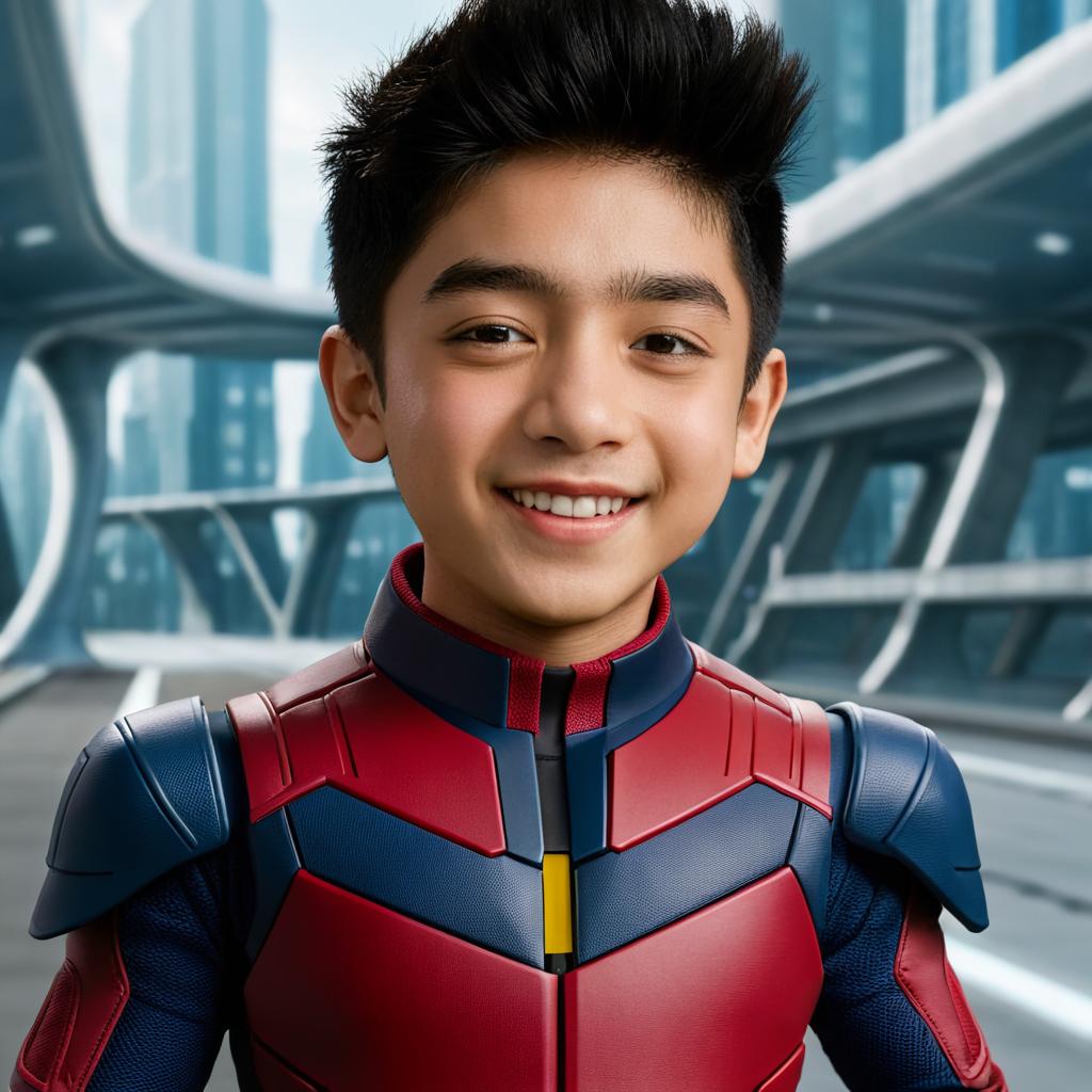 Create full body for this kid