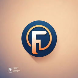 Design a logo featuring a stylized 'F' connected to an emblematic live streaming icon for a distinctive visual representation.