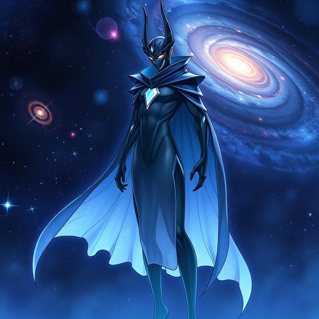 A character named Undrelos, the Echo of Singularity, designed to resemble the Anti-Spiral from anime