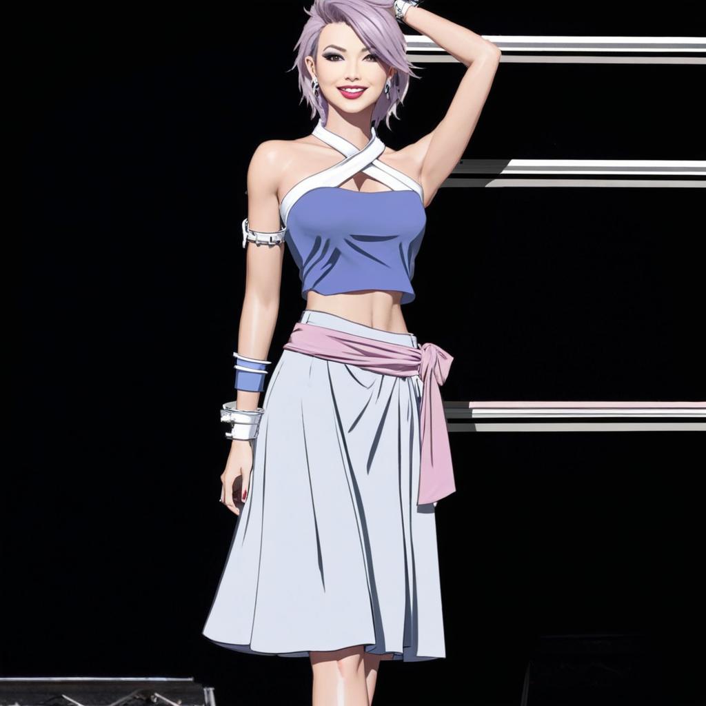 Cambia la ropa por una en estilo rock