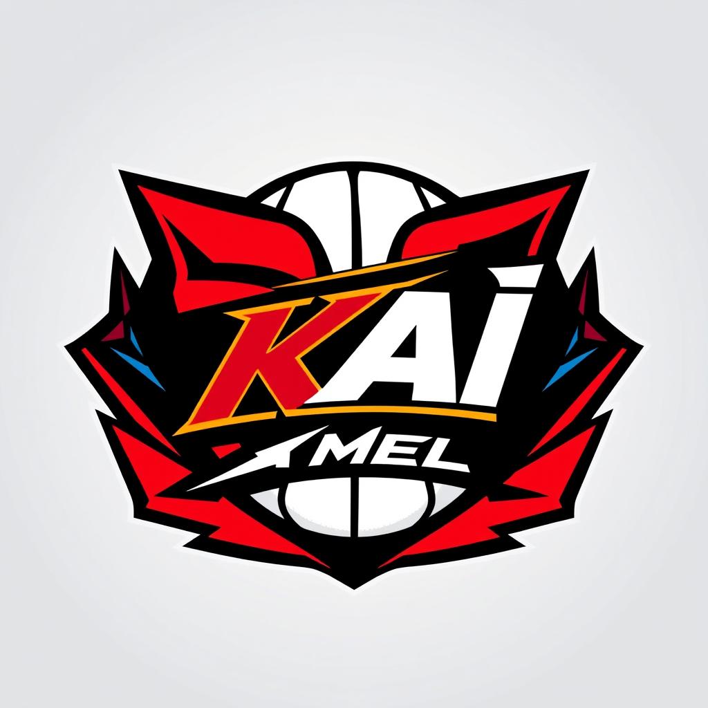 An artistic fusion of the Anta KAI logo and the LaMelo Ball logo, seamlessly blending the two designs into a single striking emblem