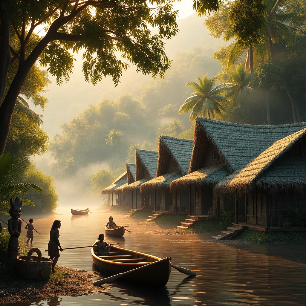 Lush Sandaun Province: A Digital Artwork of Papua New Guinea's Rich ...