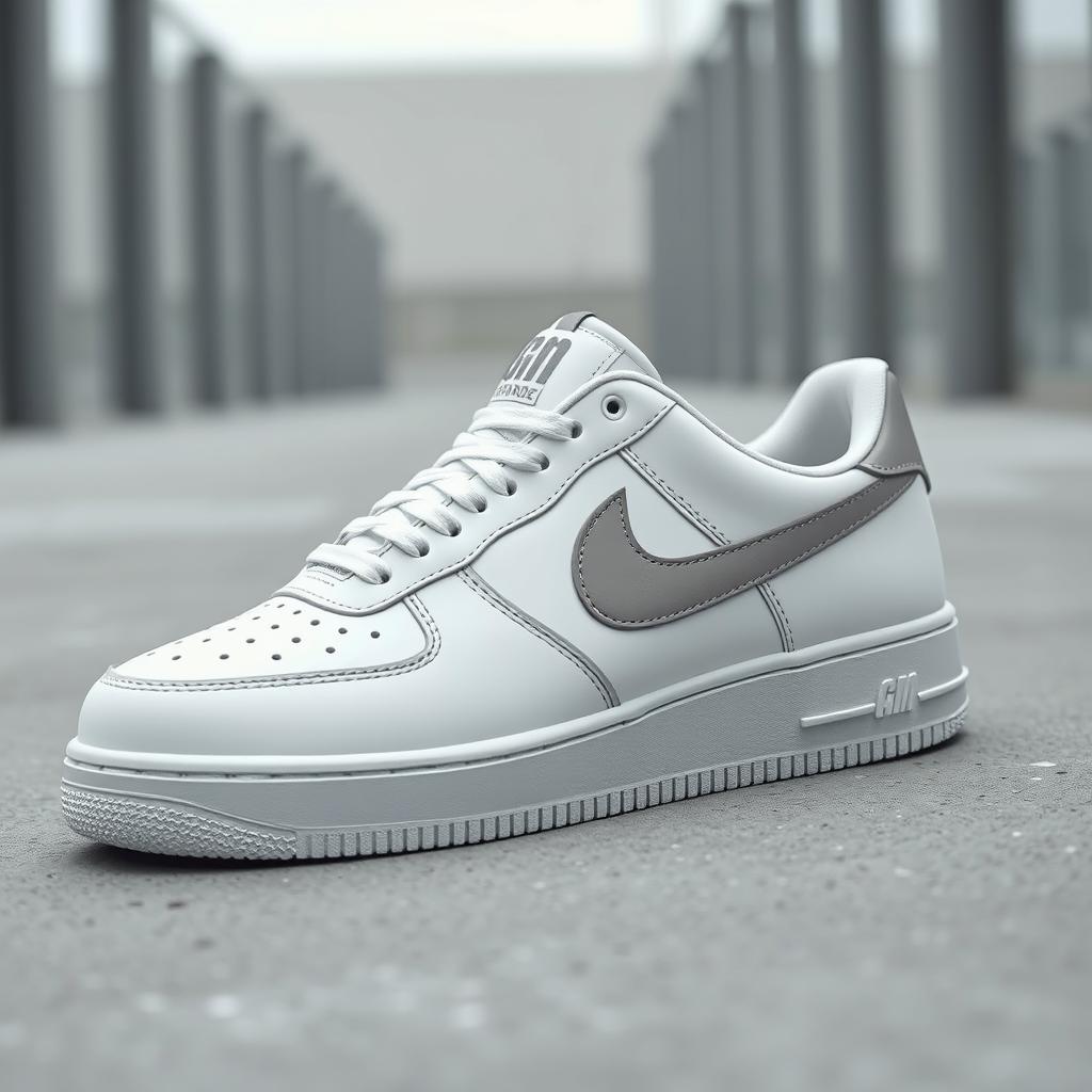 A sneaker design inspired by the low-top silhouette of the classic Force shoe, featuring a clean and modern aesthetic