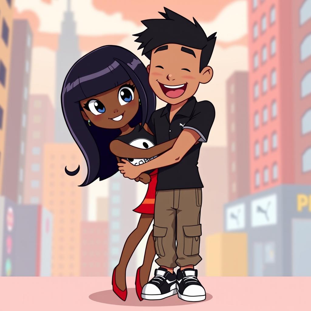 A scene featuring Penny and Gumball