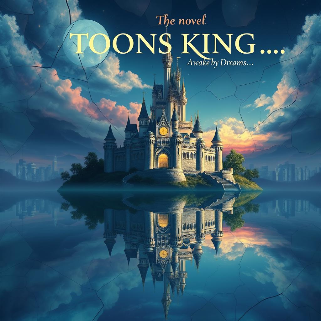 A magical and enchanting castle set in a Disney-style illustration, featuring an original design that is unique and captivating