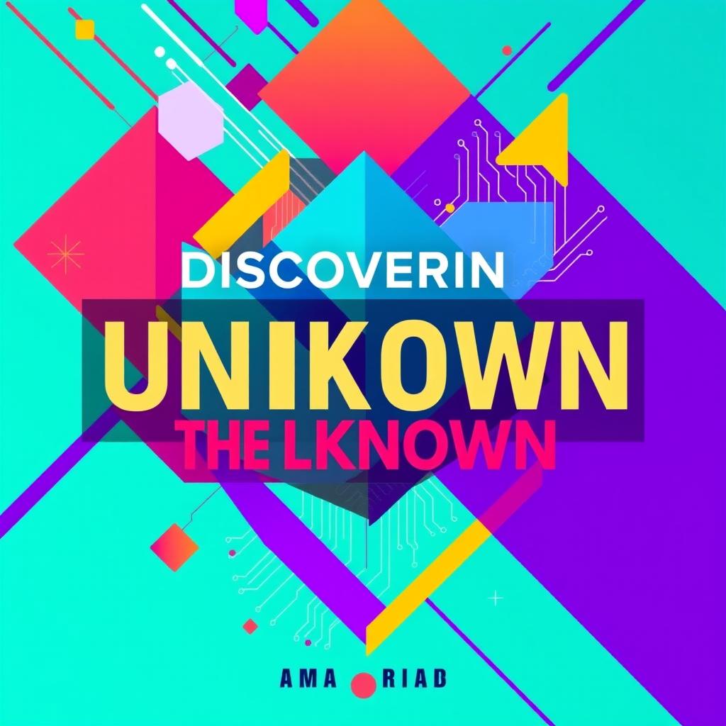 A vibrant and eye-catching eBook cover design featuring an abstract composition of colorful geometric shapes and patterns