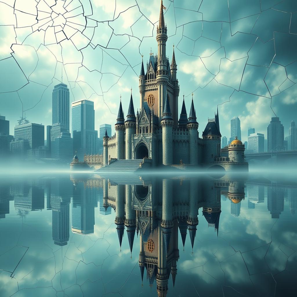 A highly enchanted magical castle, original and stunning, set in a mystical atmosphere