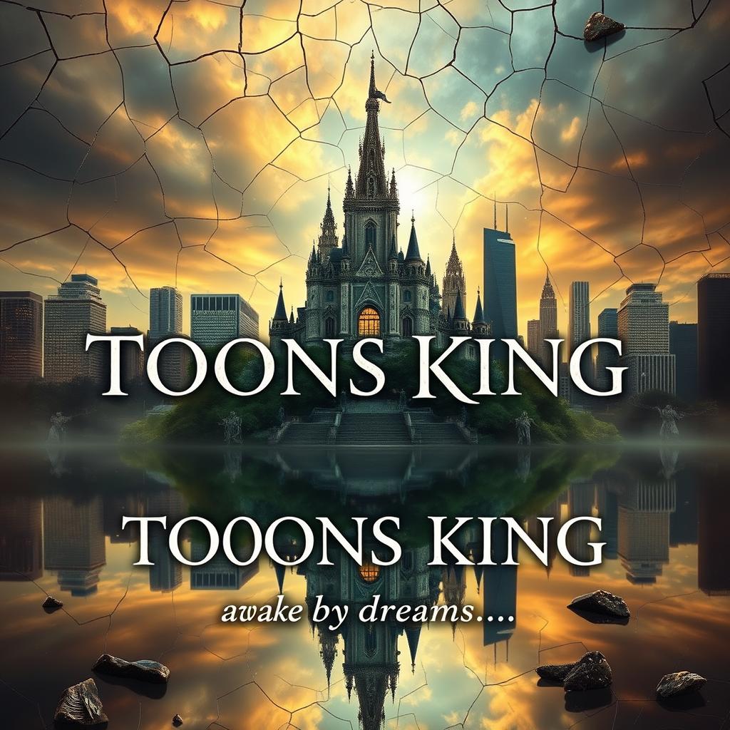 An enchanting novel cover featuring a scene inspired by a magical castle, reminiscent of the original enchanted dawn castle