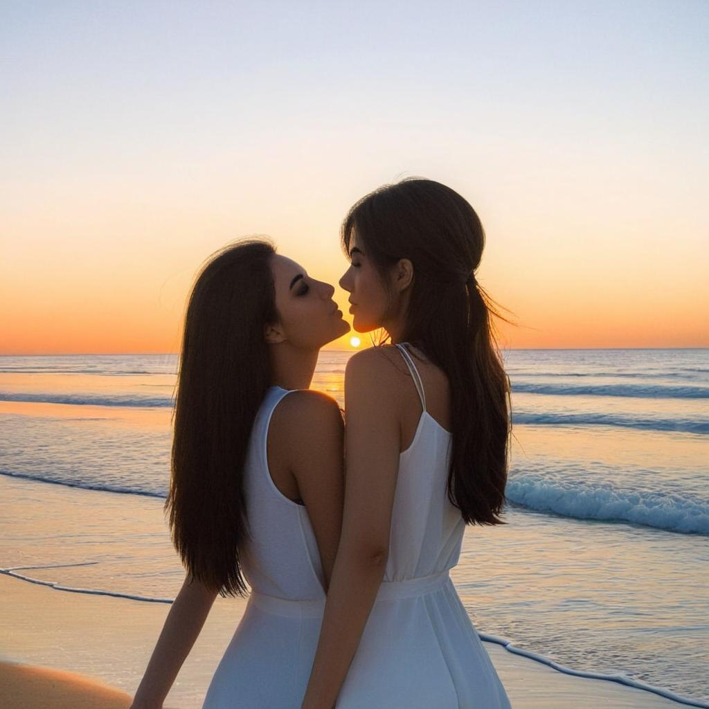 Can you change the girl from the second photo to the girl on the first one?