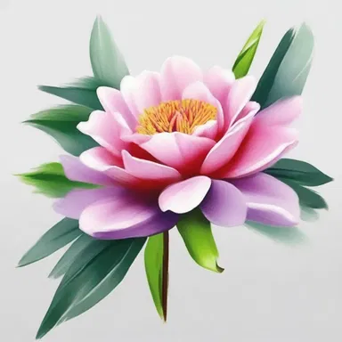 The brush strokes flowed anteriorly, creating a beautiful masterpiece.