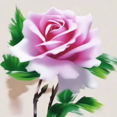 The brush strokes flowed anteriorly, creating a beautiful masterpiece.