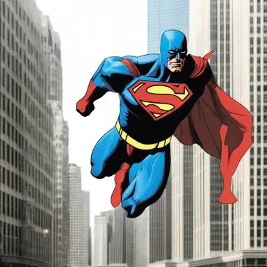 The superhero soared anteriorly through the city, saving innocent lives.
