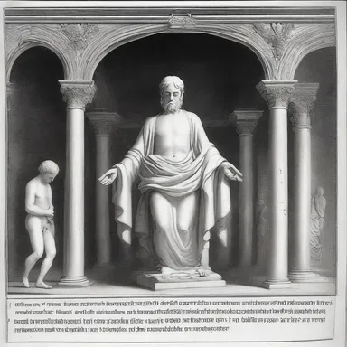 The god moved anteriorly, intervening in the mortal's affairs.