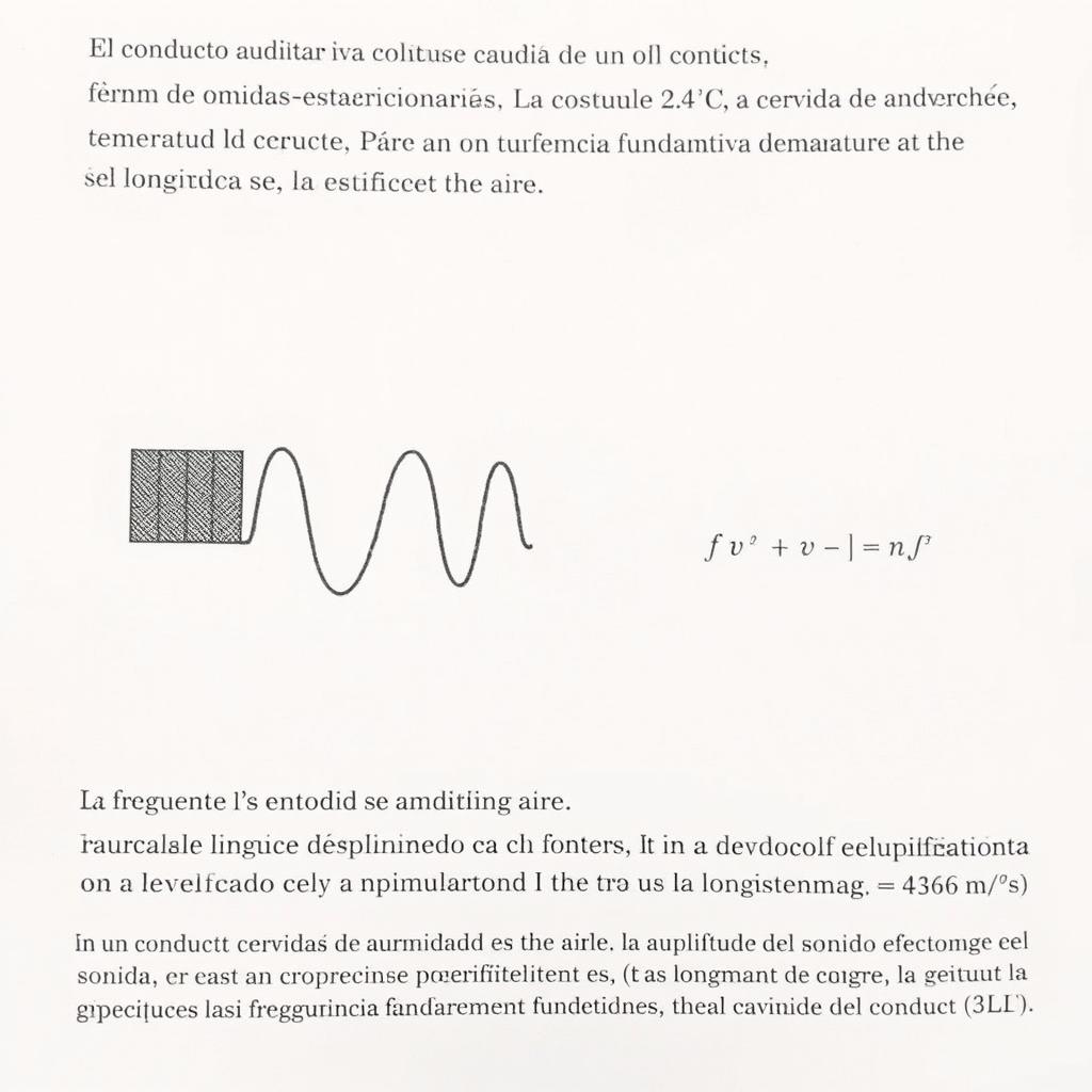 El conducto auditivo en forma de cavidad de ondas estacionarias, que es cerrado en un extremo, tiene una longitud de 2