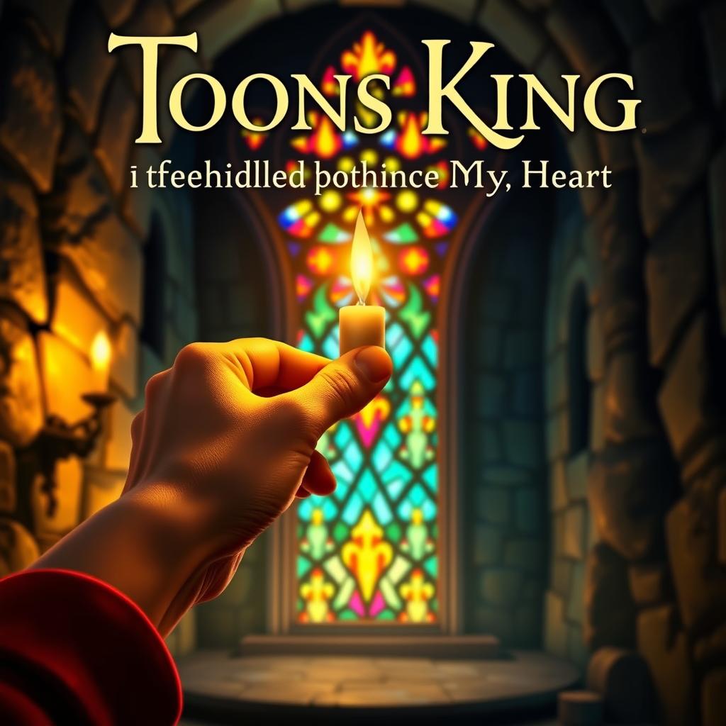 A live-action cover of a novel titled "Toons King, the Little Candle in My Heart"