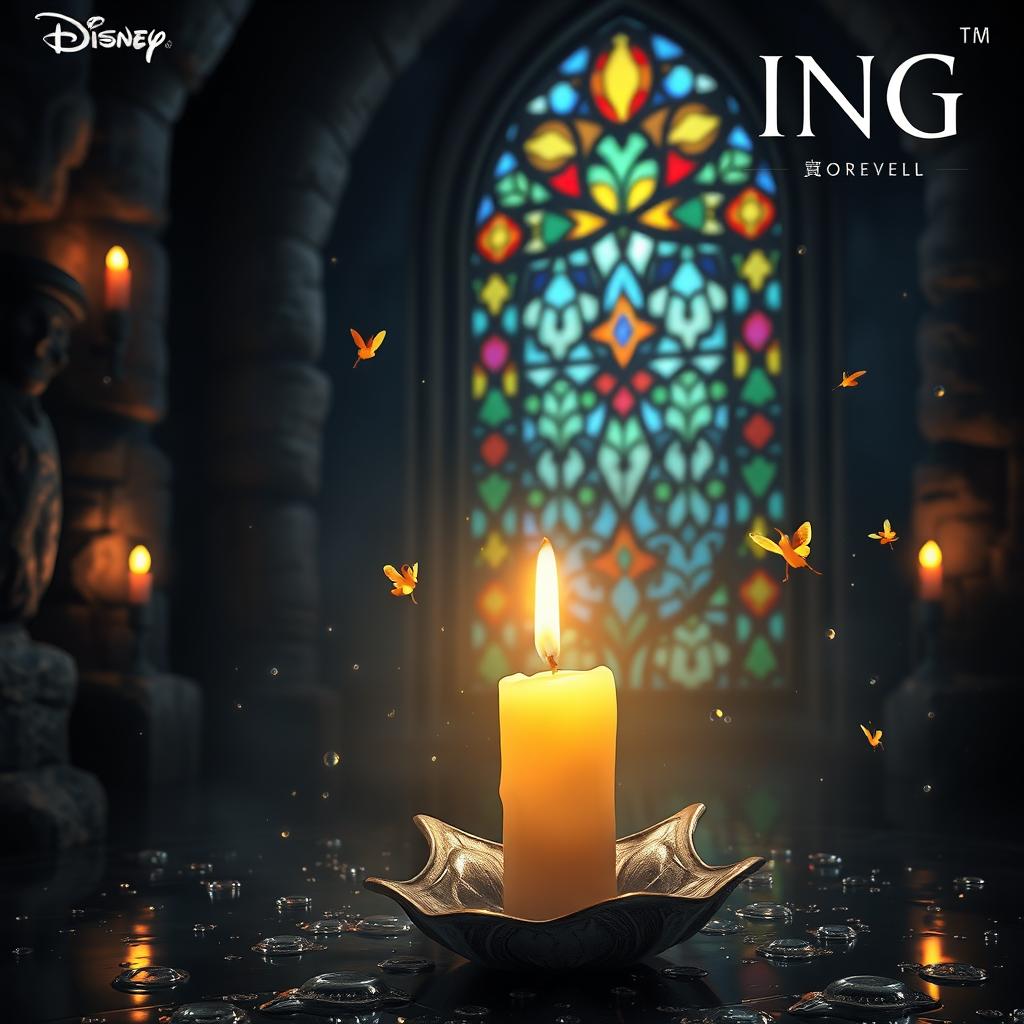 A live-action cover for a novel titled 'Toons King: The Little Candle in My Heart'