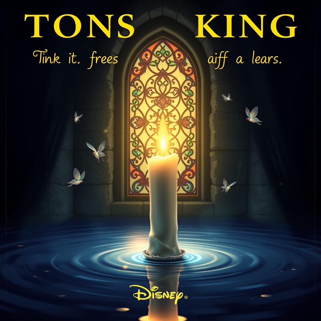 A novel cover for 'Toons King, the Little Candle in My Heart'