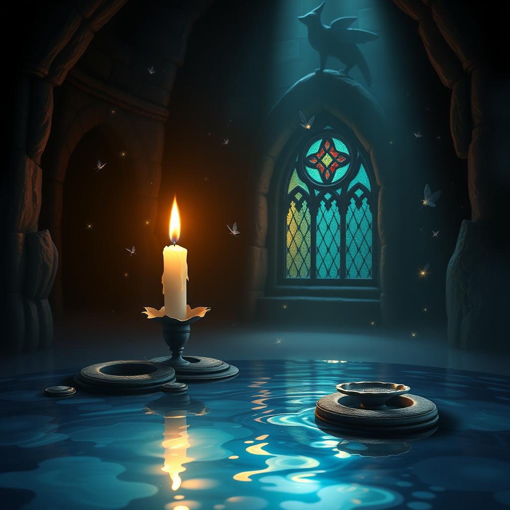 A live action novel cover titled 'Toons King, the little candle in my heart'