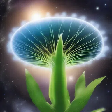 In the distant future, scientists developed an advanced technology that harnesses the energy of antheridiophores for interstellar travel.