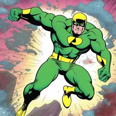 The comic book series featured a superhero with the ability to control antheridiophores, using them to vanquish evil forces.