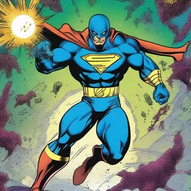 The comic book series featured a superhero with the ability to control antheridiophores, using them to vanquish evil forces.