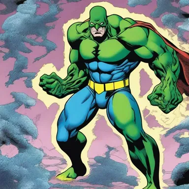 The comic book series featured a superhero with the ability to control antheridiophores, using them to vanquish evil forces.