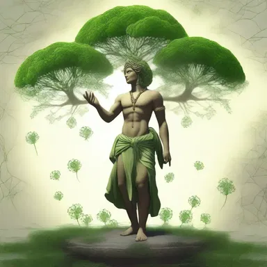 According to ancient folklore, the God of Growth bestowed antheridiophores upon the Earth, symbolizing fertility and abundance.