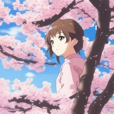 The anime series portrayed the anthesis of cherry blossoms, capturing the ephemeral beauty of their blooming in each frame.