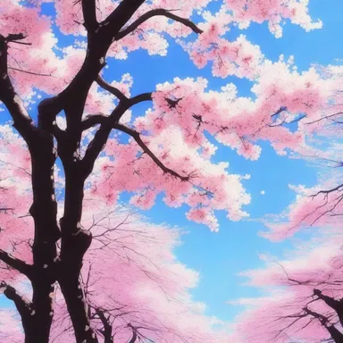 The anime series portrayed the anthesis of cherry blossoms, capturing the ephemeral beauty of their blooming in each frame.
