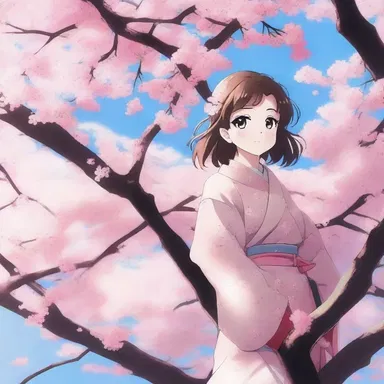 The anime series portrayed the anthesis of cherry blossoms, capturing the ephemeral beauty of their blooming in each frame.