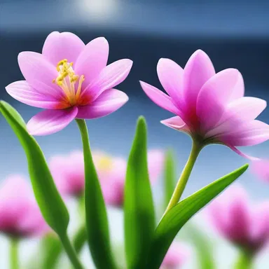 In the futuristic world of science fiction, scientists discovered a way to accelerate anthesis, resulting in instant blooming of flowers.