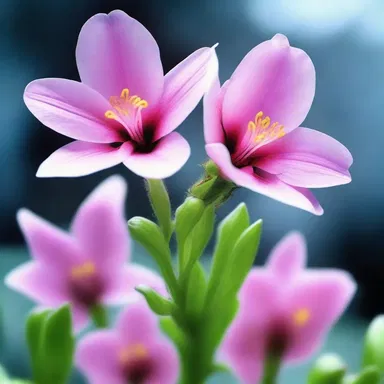 In the futuristic world of science fiction, scientists discovered a way to accelerate anthesis, resulting in instant blooming of flowers.