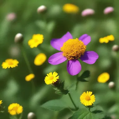 The poet skillfully described the anthesis of wildflowers, evoking the image of nature's beauty awakening with each passing season.