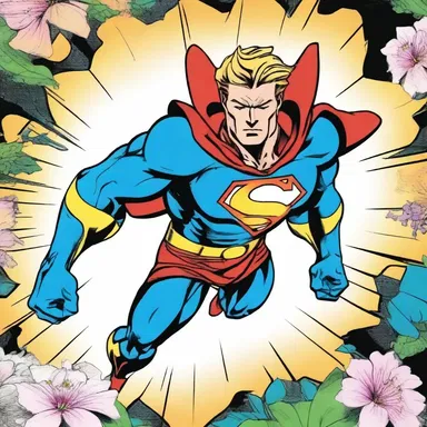 In the comic book adventure, the superhero's powers were connected to the anthesis of a mystical flower, granting them incredible abilities.